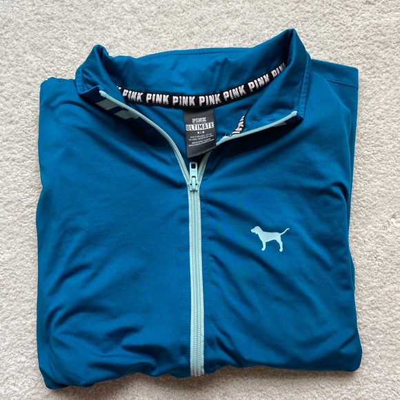 PINK Athletic Long Sleeve Zip Up - Picture 1 of 5